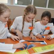 Гости Международной лингвистической школы - четвероклассники