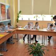 Гости Международной лингвистической школы - четвероклассники