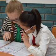Гости Международной лингвистической школы - четвероклассники