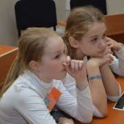 Гости Международной лингвистической школы - четвероклассники