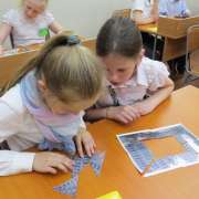 Гости Международной лингвистической школы - четвероклассники