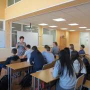Цикл интерактивных встреч начался в школе
