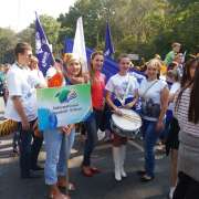 Ученики МЛШ вместе с жителями Владивостока чествовали царя тайги