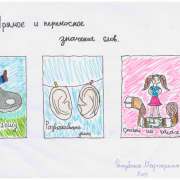 Пятиклассники Международной лингвистической школы рисуют слова