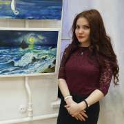 Работы выпускницы Международной лингвистической школы выставлены в Санкт-Петербургском Союзе художников 