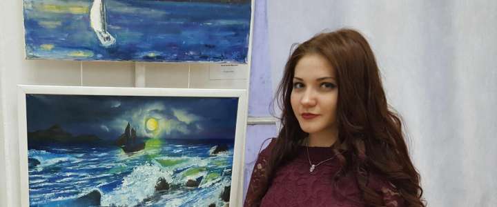 Работы выпускницы Международной лингвистической школы выставлены в Санкт-Петербургском Союзе художников 