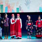 Ученики Международной лингвистической школы приняли участи в Дне межнационального студенческого единства