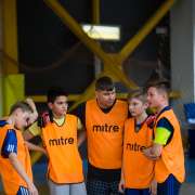 Мини-футбол с папами – это классная игра!