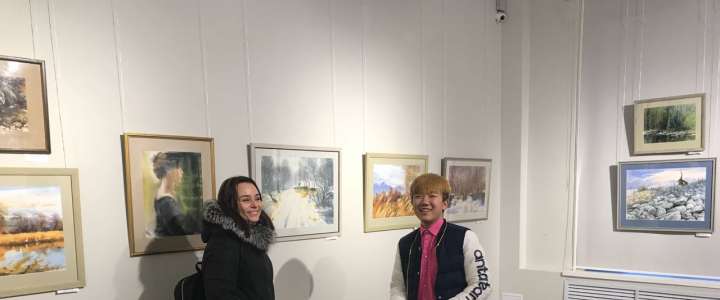 Ученики старших классов Международной лингвистической школы распахнули «Окна в Россию» и полюбовались на бурлящий океан