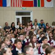 Дорогие ребята, уважаемые коллеги, поздравляю с Днем знаний, с началом нового учебного года!