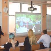 Представитель университета Британской Колумбии (University of British Columbia) встретилась со старшеклассниками МЛШ