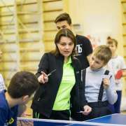 Спартакиада в Международной лингвистической школе стартовала с теннисного турнира 