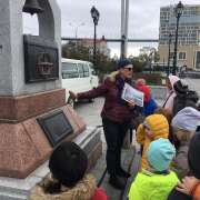Маленькие ученики МЛШ познакомились с военно-морской историей Владивостока