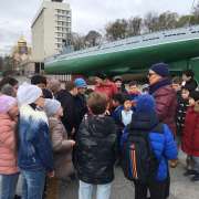 Маленькие ученики МЛШ познакомились с военно-морской историей Владивостока