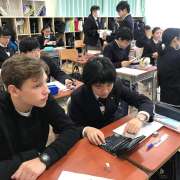 Ученики Международной лингвистической школы в Chuo High School: знакомимся, учимся, соревнуемся 