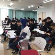 Ученики Международной лингвистической школы в Chuo High School: знакомимся, учимся, соревнуемся 