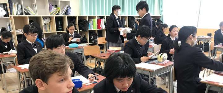 Ученики Международной лингвистической школы в Chuo High School: знакомимся, учимся, соревнуемся 