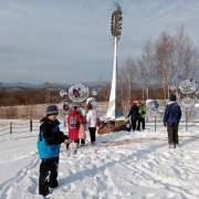Шестиклассники Международной лингвистической школы поучаствовали в зимних забавах в Арт-Парке «Штыковские пруды»