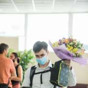 Школа встречает ребят в новом учебном году 