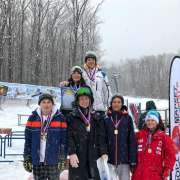 Юные спортсмены МЛШ стали победителями чемпионата  и первенства Приморского края по горнолыжному спорту в Арсеньеве