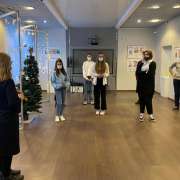 Школьники МЛШ продолжают знакомиться с выставкой «Звезды французского комикса в России»