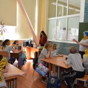 Ученица 11м класса Международной лингвистической школы Тхакур Самбхави провела экологический урок ученикам 4 класса