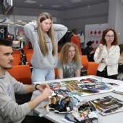 Команда десятиклассников Международной лингвистической школы приняла участие в первом  школьном форсайте «Будущее Владивостока: мечтаем и делаем»