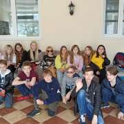 Ученики 6м1 класса Международной лингвистической школы день здоровья провели на морском берегу  