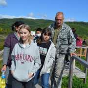 Ученики 7м2 класса Международной лингвистической школы познакомились с ходом раскопок на Стеклянухинском городище 