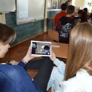 Ученики 10 классов Международной лингвистической школы познакомились онлайн с учениками Hyogo Prefectural Kokusai High School  