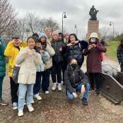 Учимся в Петербурге: ученики Международной лингвистической школы смогли убедиться, что Пушкин – наше все  