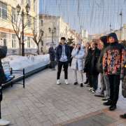 Как и почему меняется городская среда узнали десятиклассники МЛШ на встрече с художником Павлом Шугуровым  