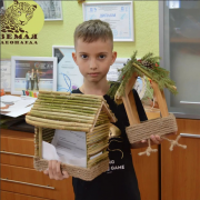 Роман Горлач и Максим Базикалов победили в конкурсе кормушек «Птичкин стол», организованном национальным парком «Земля леопарда»