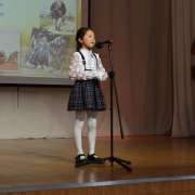 В Международной лингвистической школе завершился конкурс чтецов «Я лиру посвятил народу своему»