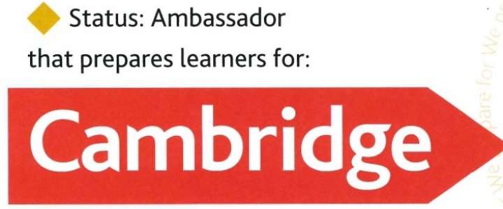 Международная лингвистическая школа признана Ambassador that prepares learners for: Cambridge English Qualifications