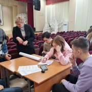 Проектная сессия сферодеятельностной игры «Владивосток - город будущего»: десятиклассники МЛШ предлагают проекты и доказывают их актуальность 