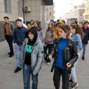 Ученики 8 классов Международной лингвистической школы завершили проект “The Cultural Heritage of Vladivostok” пешеходной экскурсией 