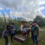 Ученики 8м1 класса Международной лингвистической школы познакомились со львами в зоопарке «Чудесный» под Уссурийском 
