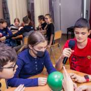 Пятые классы Международной лингвистической школе открыли серию интеллектуальных игр Game Club   