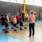 Мой папа и я: ученики 3 класса Международной лингвистической школы сыграли в футбол со своими папами 