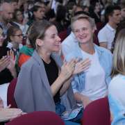 Концерт в Международной лингвитсической школе честь Дня учителя 