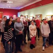 Ученики 9м1 и 9м3 классов Международной лингвистической школы познакомились с творчеством Шишкина в Приморской картинной галерее