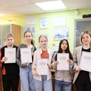 Ученики 7м1 класса Международной лингвистической школы приняли участие в Чемпионате России по географии