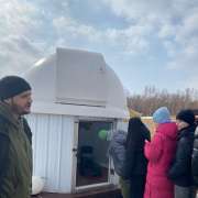 В гости к солнцу: ученики 7м1 и 7м3 классов Международной лингвистической школы побывали на экскурсии в Приморской астрономической обсерватории 