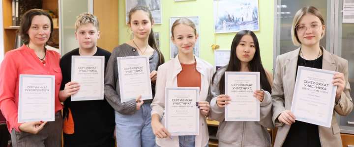 Ученики 7м1 класса Международной лингвистической школы приняли участие в Чемпионате России по географии