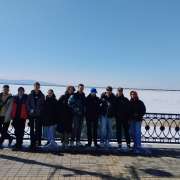 Ученики 10В класса Международной лингвистической школы на весенних каникулах побывали с  экскурсией в знаменитом поселке Хабаровского края Сикачи Алян 