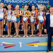 Ученица 4м1 класса МЛШ Ксения Гасилова - победитель Всероссийских соревнований по художественной гимнастике "Тихоокеанская волна" 