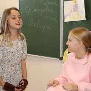 Мораль сей басни такова: пятиклассники Международной лингвистической школы выполняют творческие работы по теме «Басни»