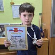 Ученик 1м1 класса Международной лингвистической школы Артем Анчоков занял 2 место на турнире по карате «Белый тигр – 2024» 