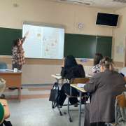 Учитель русского языка как иностранного МЛШ провела мастер-классы для педагогов школ Владивостока, работающих с иностранными учениками  